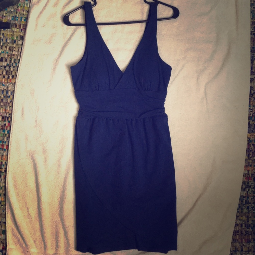 Navy Blue V Neck Bodycon Victoria’s Secret Dress